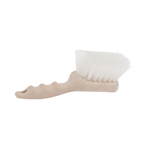 Cepillos de limpieza Boardwalk, mango de 3.5 pulgadas de largo, cepillo de 5.5 pulgadas de largo, crema, plástico - BWK4408