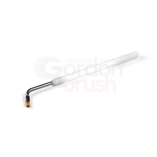 Cepillo limpiador de instrumentos con cerdas de cerdo de Gordon Brush Hog y mango angulado - 906502CK