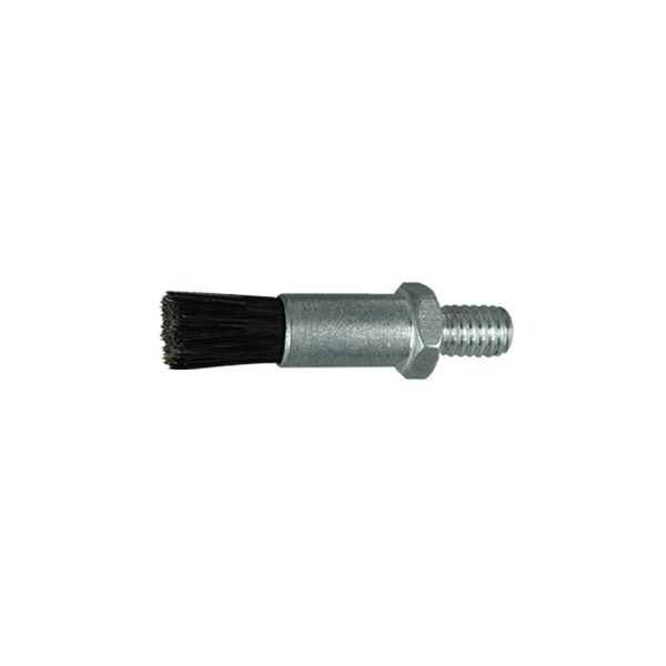 Cepillo de flujo a través de hilo macho de orificio de .063 "de 3/8" D de cuerpo de cabello de cabra Gordon Brush - 901713G