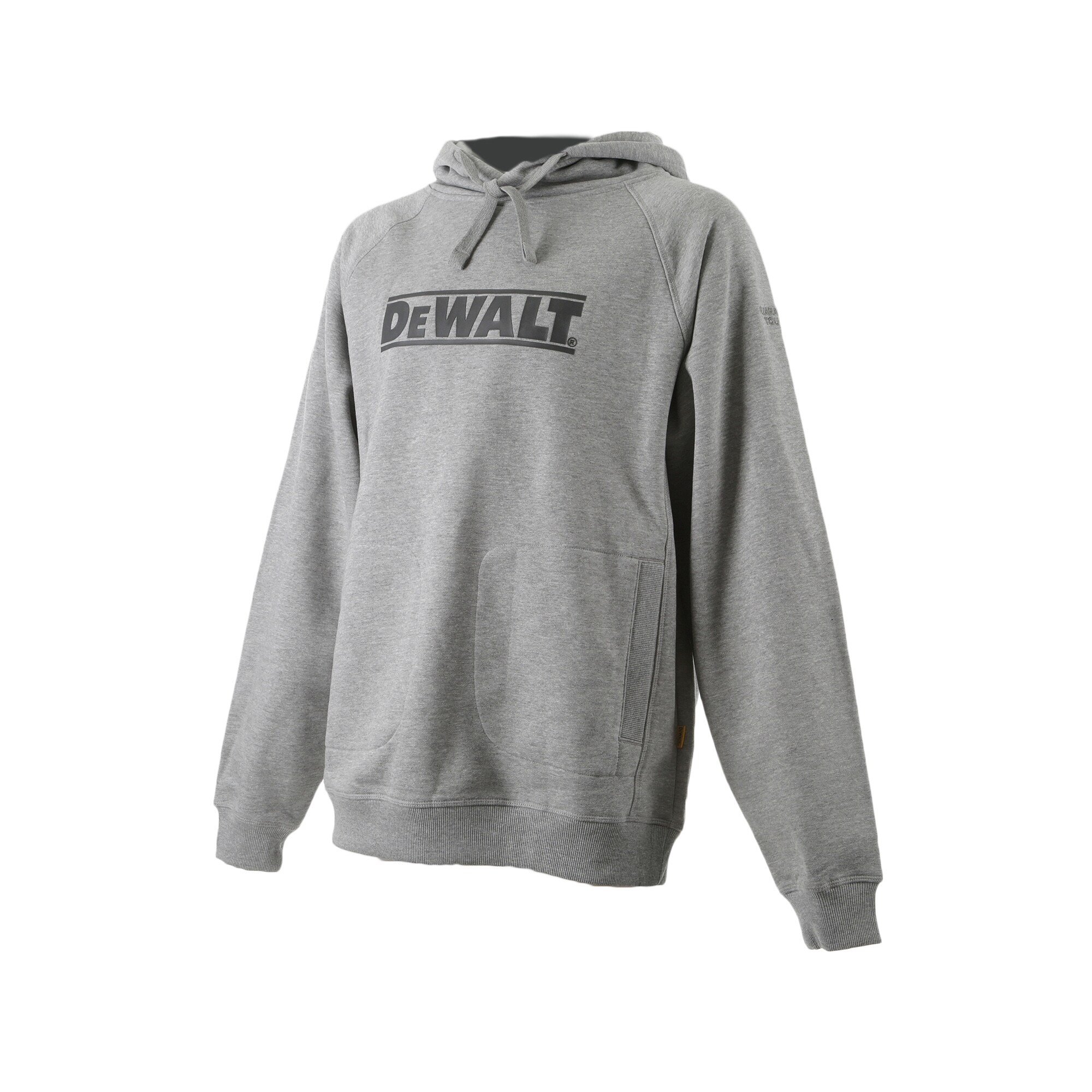 Sudadera con capucha de manga larga de tela francesa en color gris para hombre DEWALT (talla 3XL)