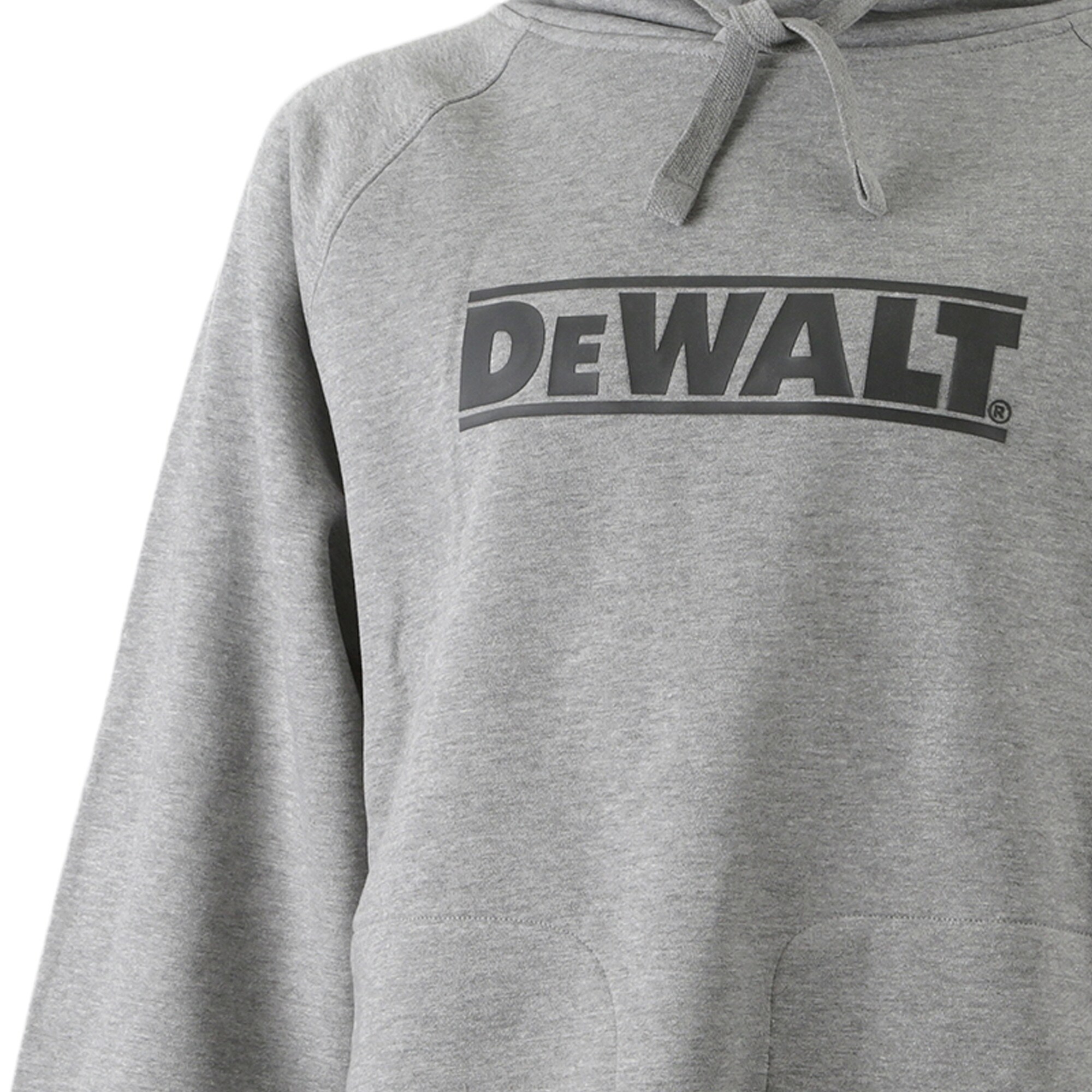 Sudadera con capucha de manga larga de tela francesa en color gris para hombre DEWALT (talla 3XL)