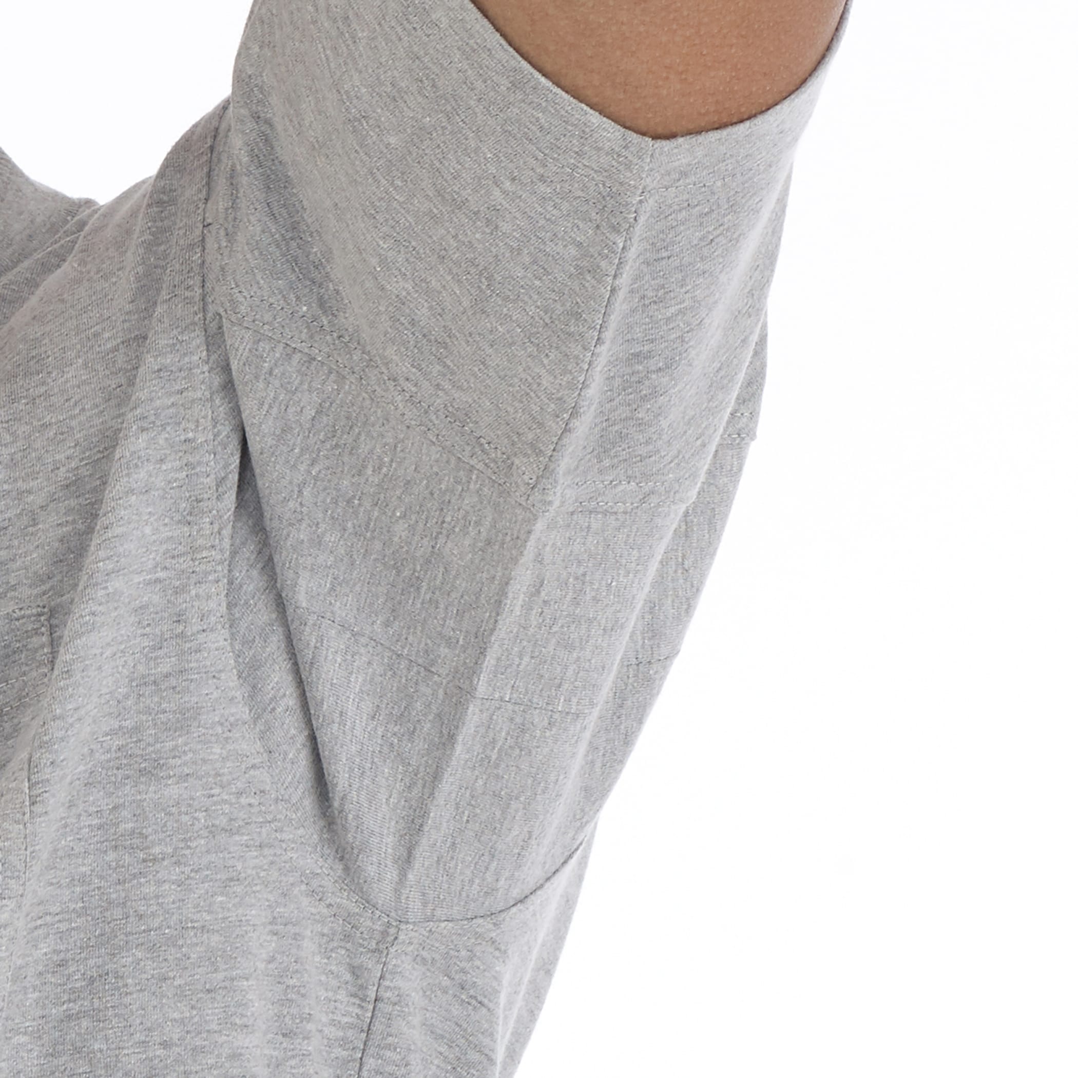 Playera Henley Gris de Tejido de Punto para Hombre de Smith's Workwear (2XL)