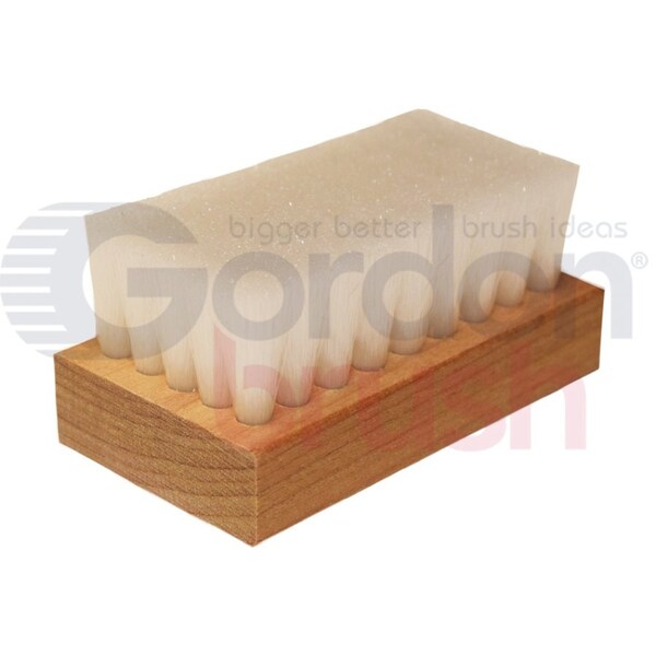 Cepillo para fregar de bloques de madera 2-1/2" x 1-3/8" con cerdas curvadas de piler 0.006" de Gordon Brush - 869904