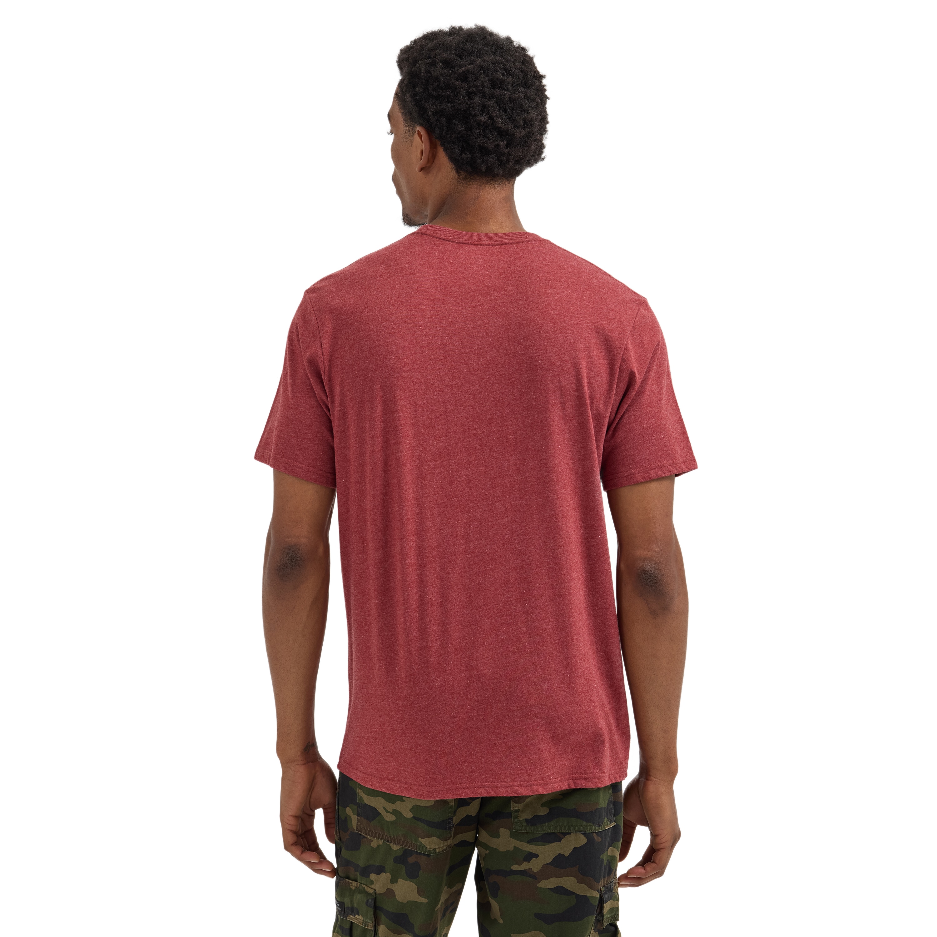 Playera de Manga Corta de Punto Roja para Hombre Wrangler (Talla Mediana) 112361694-M