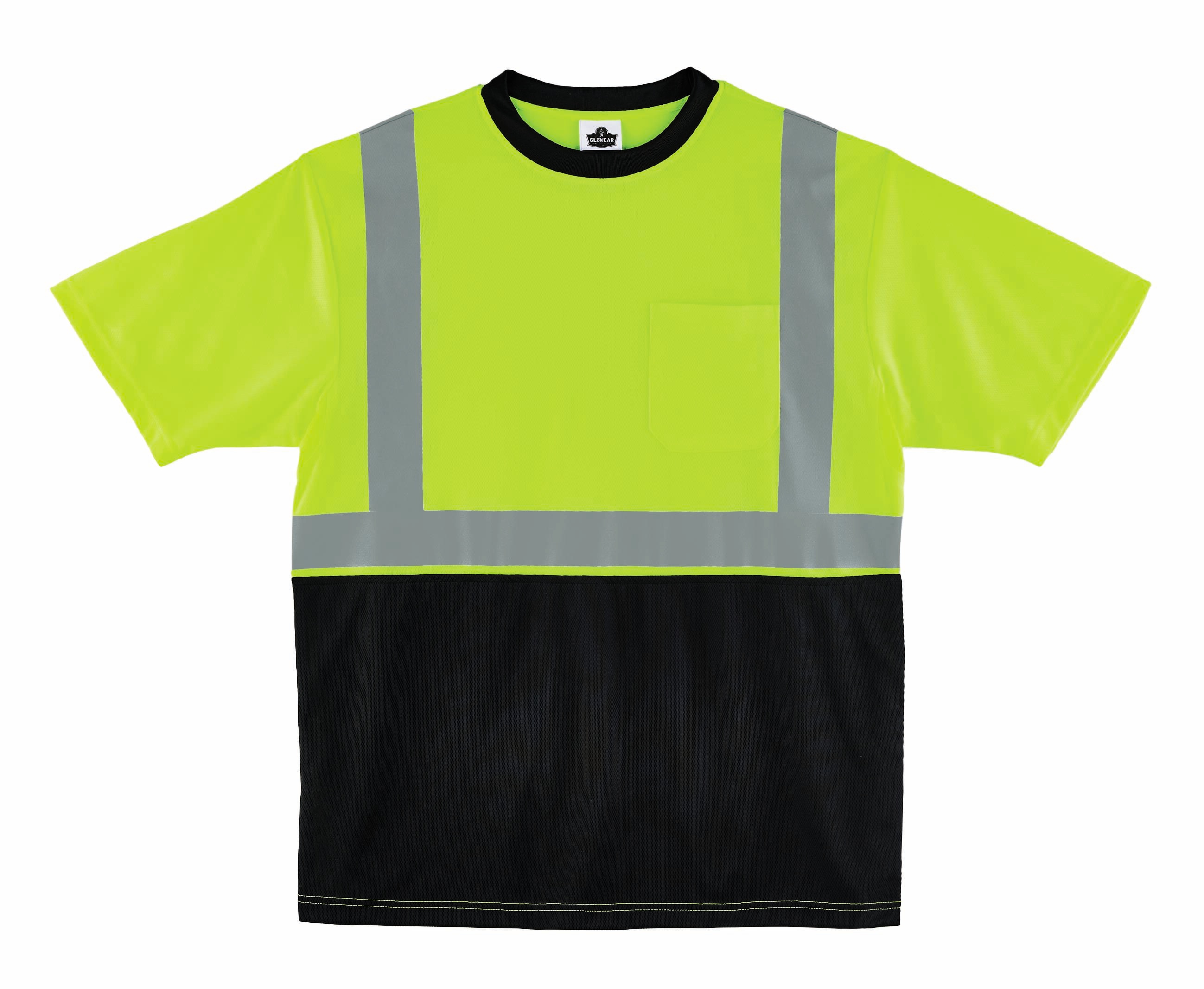 Playera de manga corta amarilla de dos tonos unisex para adulto de Ergodyne (talla grande) 22544CC