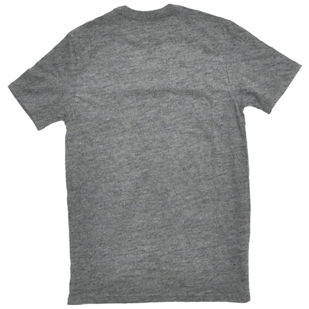 Playera de punto gris de manga corta para hombre (talla media) SFPM-13566 GHR M