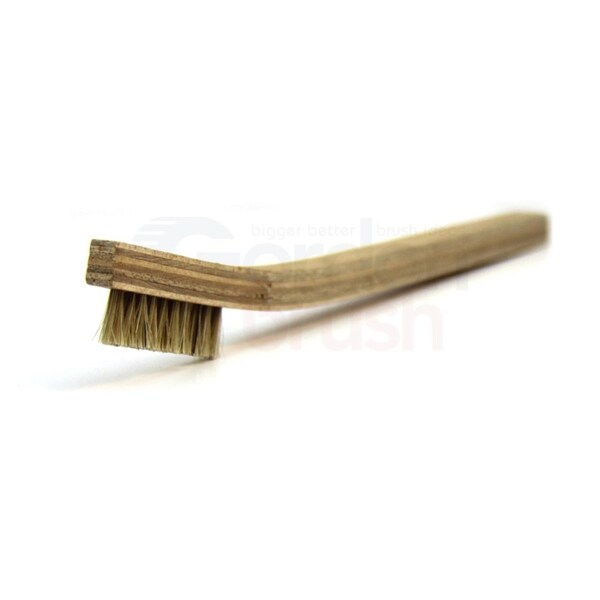 Cepillo Gordon Brush 3x7 Fila 0.006" Cerdas de Latón 0.006" Bronce Fosforado Mango de Plástico - 11HHPG-12