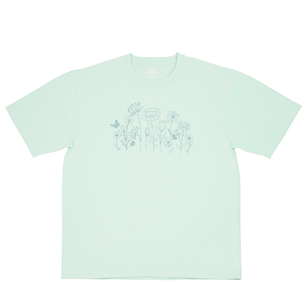 Playera de manga corta color azul para mujer de Infinity Brands (talla XX-grande)