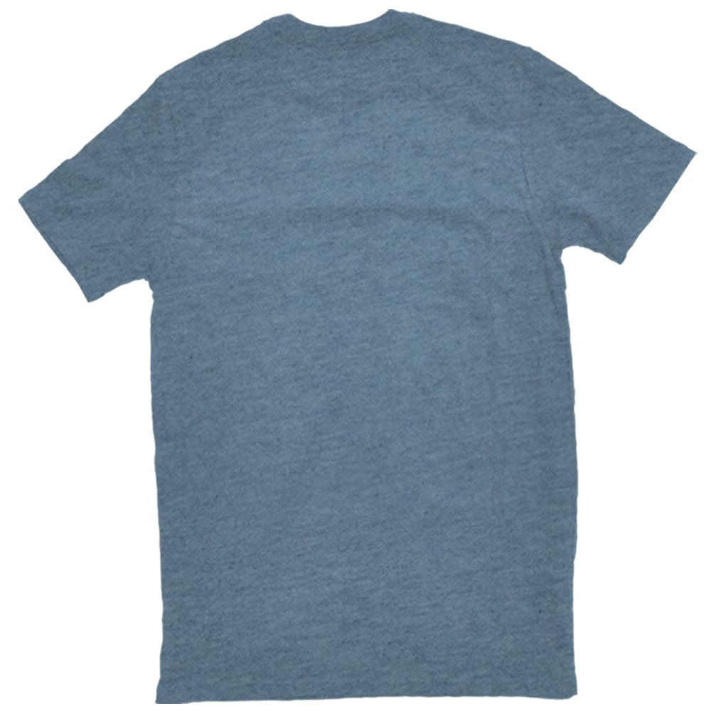 Playera de manga corta de punto azul para adulto unisex (2XL)