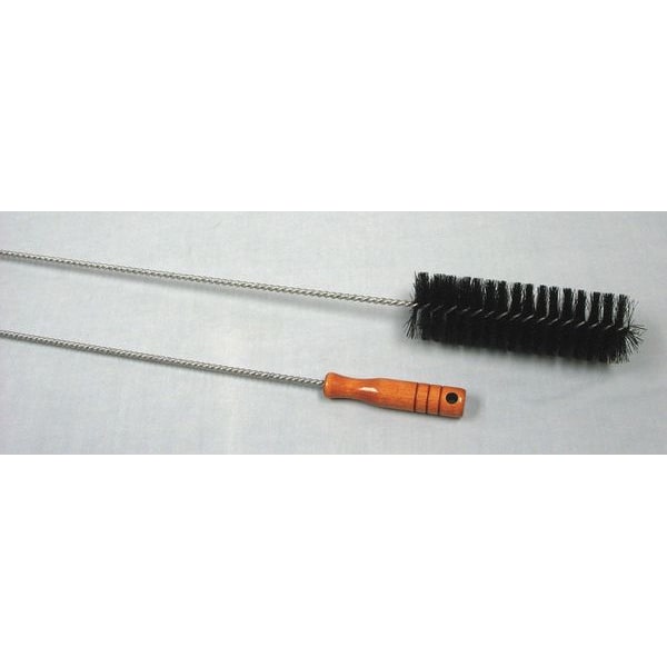 Cepillo para horno Tough Guy, mango de 4 1/2 pulgadas de largo, cepillo de 7 pulgadas de largo, negro, de madera, 48 pulgadas de largo en total - 2FCD8