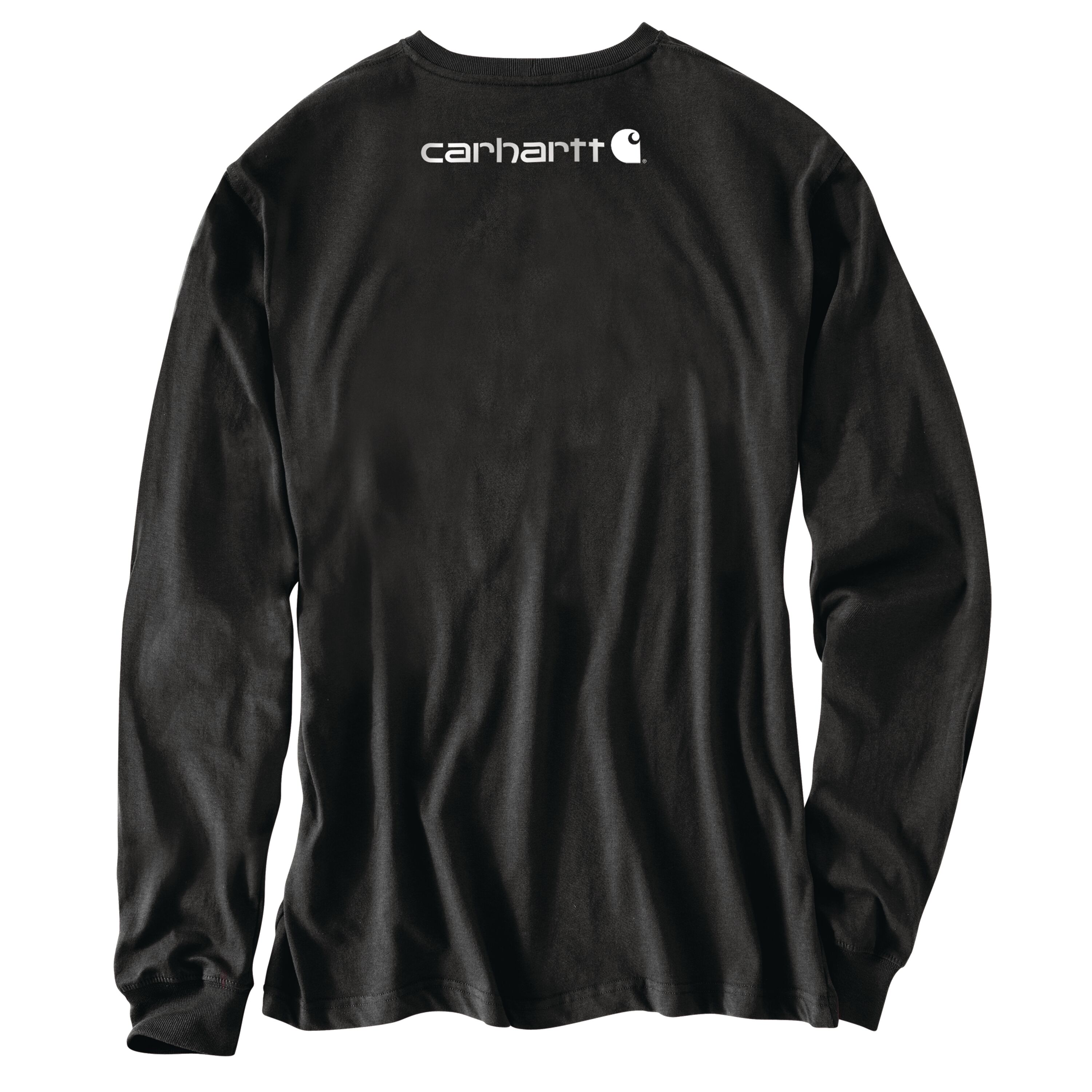 Playera negra de manga larga de punto sólido para hombres de Carhartt (talla 2XL) K231-NEGRO-XXL