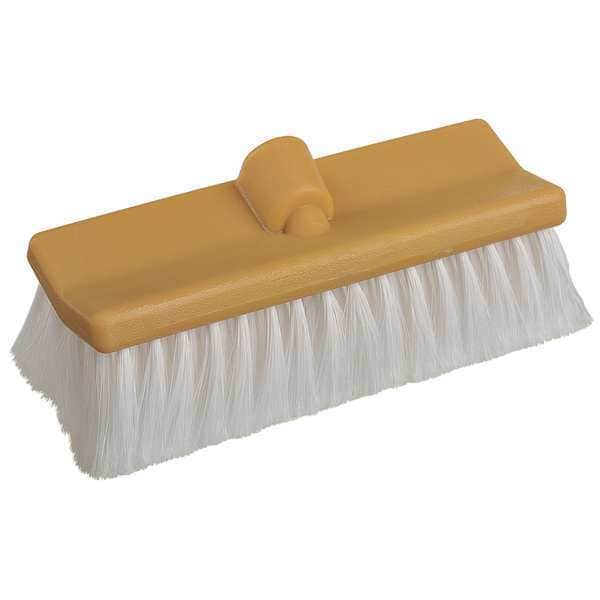 Cepillo de 6 pulgadas Tough Guy W, mango no aplicable, cerdas de 10 pulgadas, color blanco, polipropileno, 10 pulgadas de longitud total - 3ZG66
