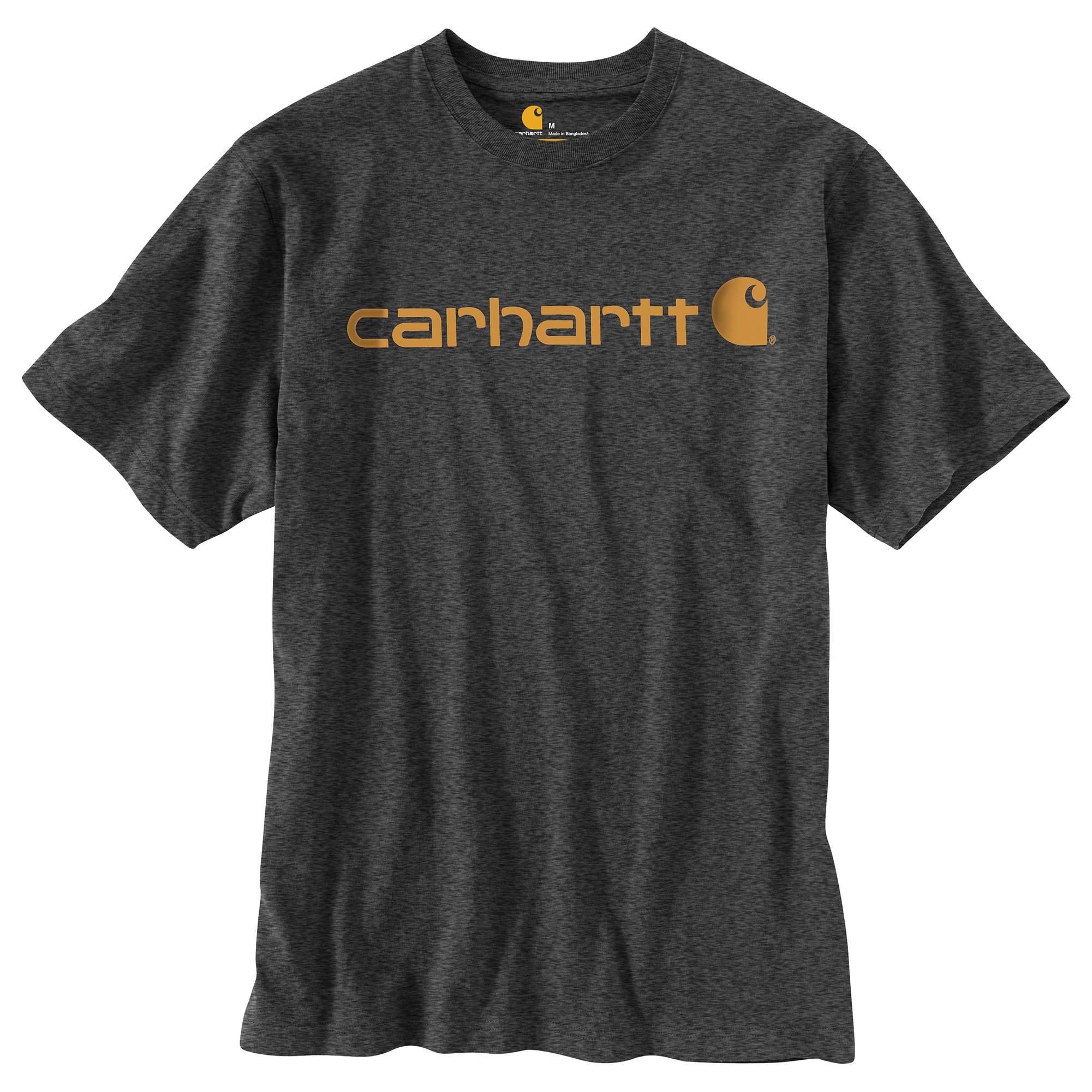 playera gráfica de manga corta en punto gris para hombre de Carhartt (talla mediana)