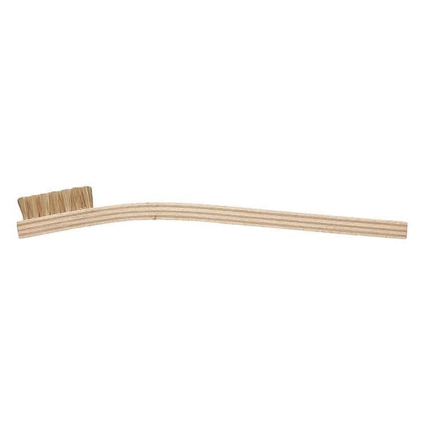 Cepillo utilitario Techspray de 1/4 de pulgada, tamaño mediano, mango de 7 3/4 de pulgada, cerdas de 1 3/8 pulgadas, color café, de madera - 2020-1