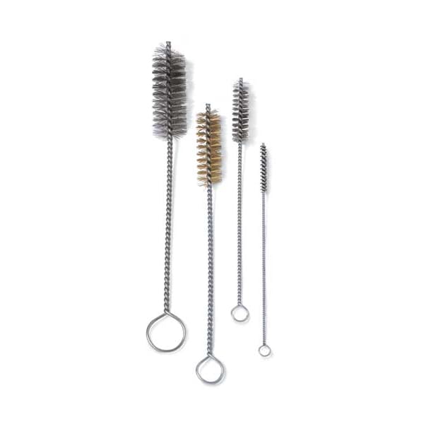 Cepillo para tubos y tuberías Tanis, mango de 5 1/2 pulgadas de largo, cepillo de 1 1/2 pulgadas de largo, color tan, acero inoxidable, longitud total de 7 pulgadas - 05028