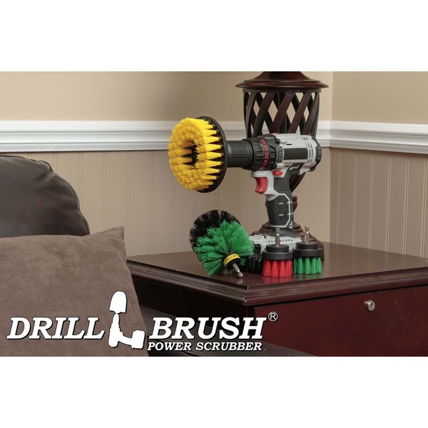 Set de Cepillos para Taladro para Limpiar la Ducha Drillbrush - Set de Cepillos de Fregado de Potencia - 5YH-2RGOGQC