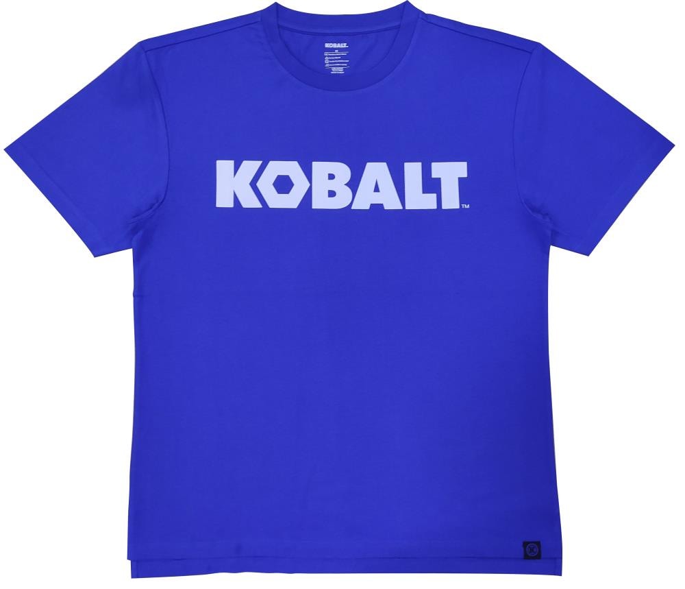 Playera gráfica de manga corta azul para hombre Kobalt (2XL) DANEX-004