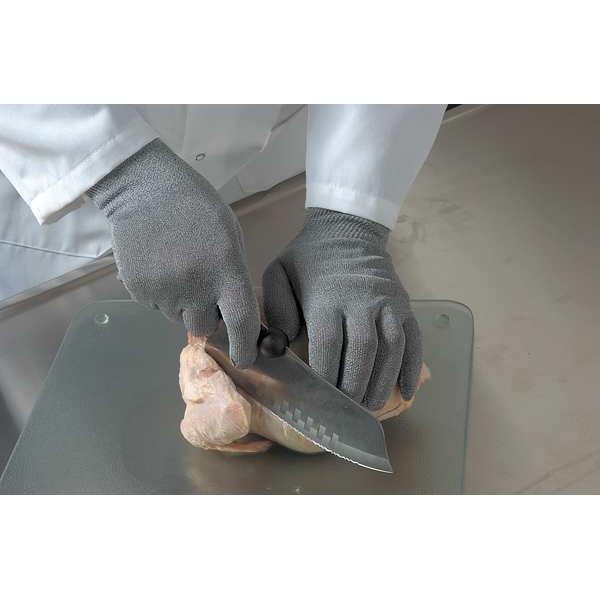 Guantes recubiertos Showa resistentes al corte, Nivel de corte A3, 13 ga, Azul/Gris, 7 - 8113C-07