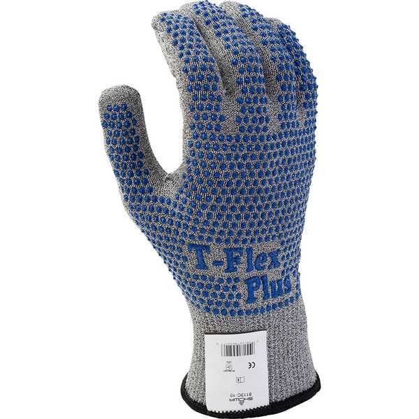Guantes recubiertos Showa resistentes al corte, Nivel de corte A3, 13 ga, Azul/Gris, 7 - 8113C-07