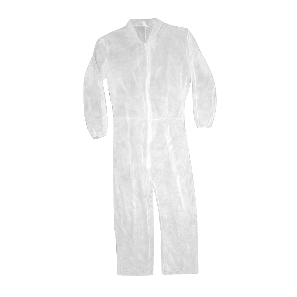 Enterizo manga larga blanco unisex para adulto (talla extra grande) de Project Source