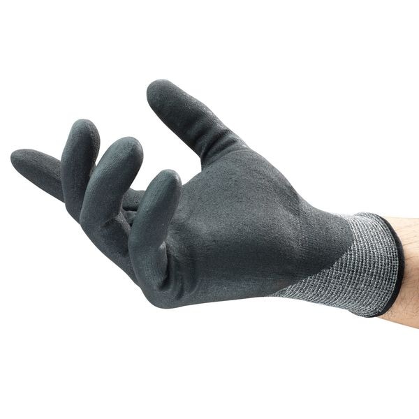 Guantes recubiertos resistentes al corte Ansell, Nivel de corte A2, calibre 18, Gris, 7 - 11-539