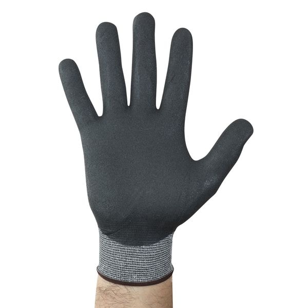 Guantes recubiertos resistentes al corte Ansell, Nivel de corte A2, calibre 18, Gris, 7 - 11-539