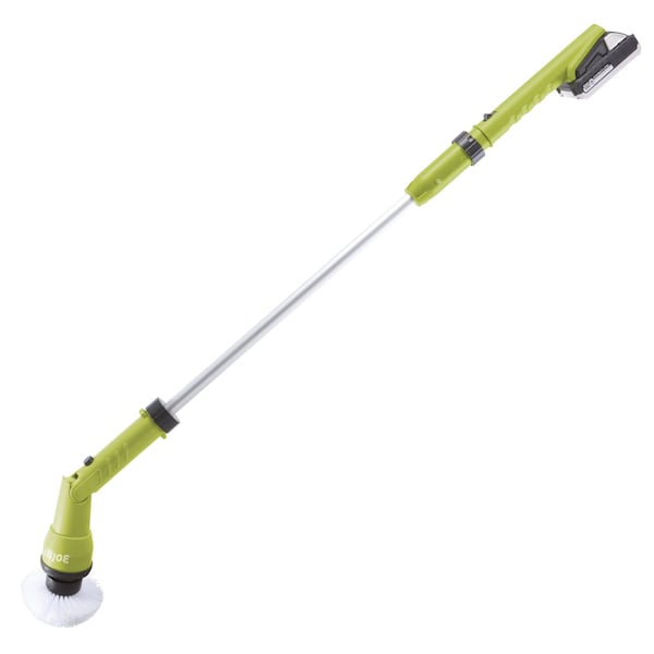 Cepillo giratorio inalámbrico Sun Joe 24V iON+ 1.3Ah de mano con 360 grados de giro - 24V-PWSCRB-LTW