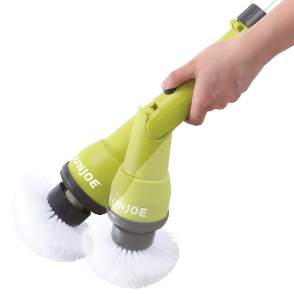 Cepillo giratorio inalámbrico Sun Joe 24V iON+ 1.3Ah de mano con 360 grados de giro - 24V-PWSCRB-LTW