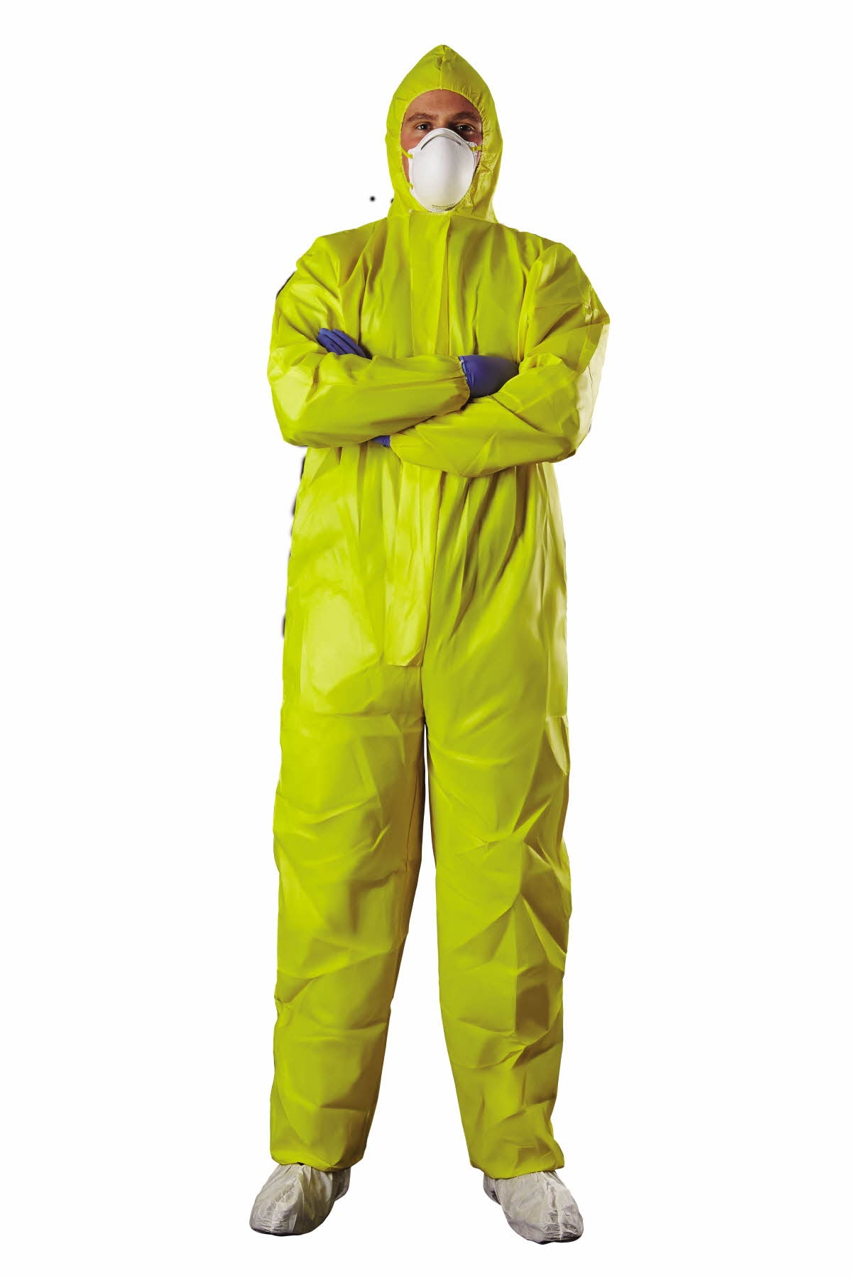 Overol Amarillo de Manga Larga de Talla Extra Grande para Adulto de Género Neutro de Venom Steel