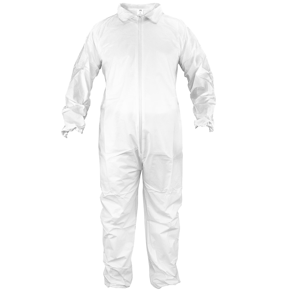 Overol de manga larga blanco unisex para adulto de seguridad SAS (Grande) 6954