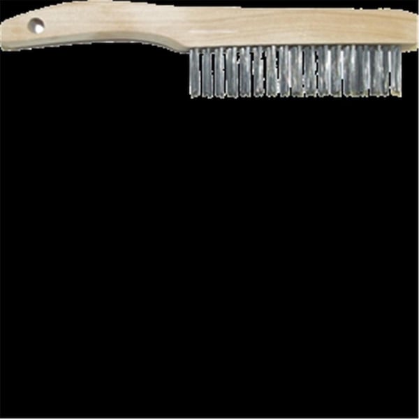 Cepillo de alambre de madera Vortex 46847 de 4 x 16 pulgadas con mango para zapato - VO3579258