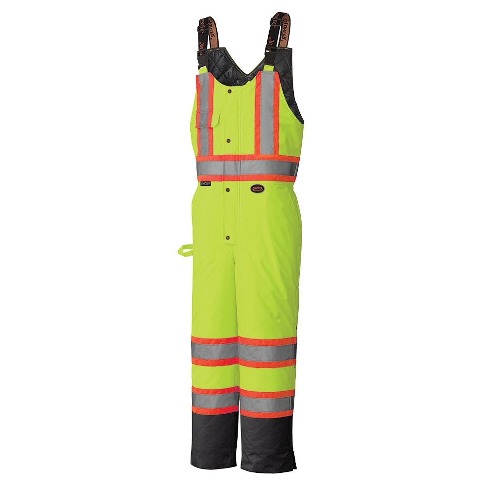 Overol unisex de alta visibilidad en color naranja para adultos Pioneer (V1120661U-3XL)