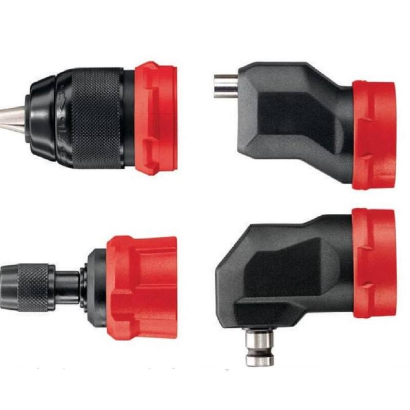 Hilti Taladro inalámbrico sin escobillas de 12 voltios con mandril hexagonal sin llave de 1/2 pulg. SFE A12 con juego de mandriles intercambiables (baterías no incluidas) - 2241415.