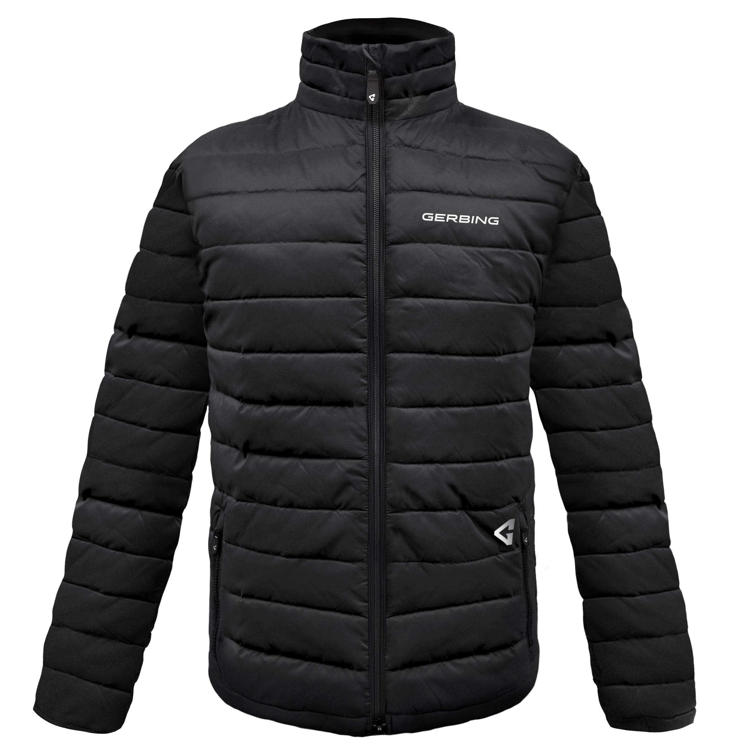 Chamarra térmica con capucha para hombre color negro de peso pesado by Gerbing (talla mediana)