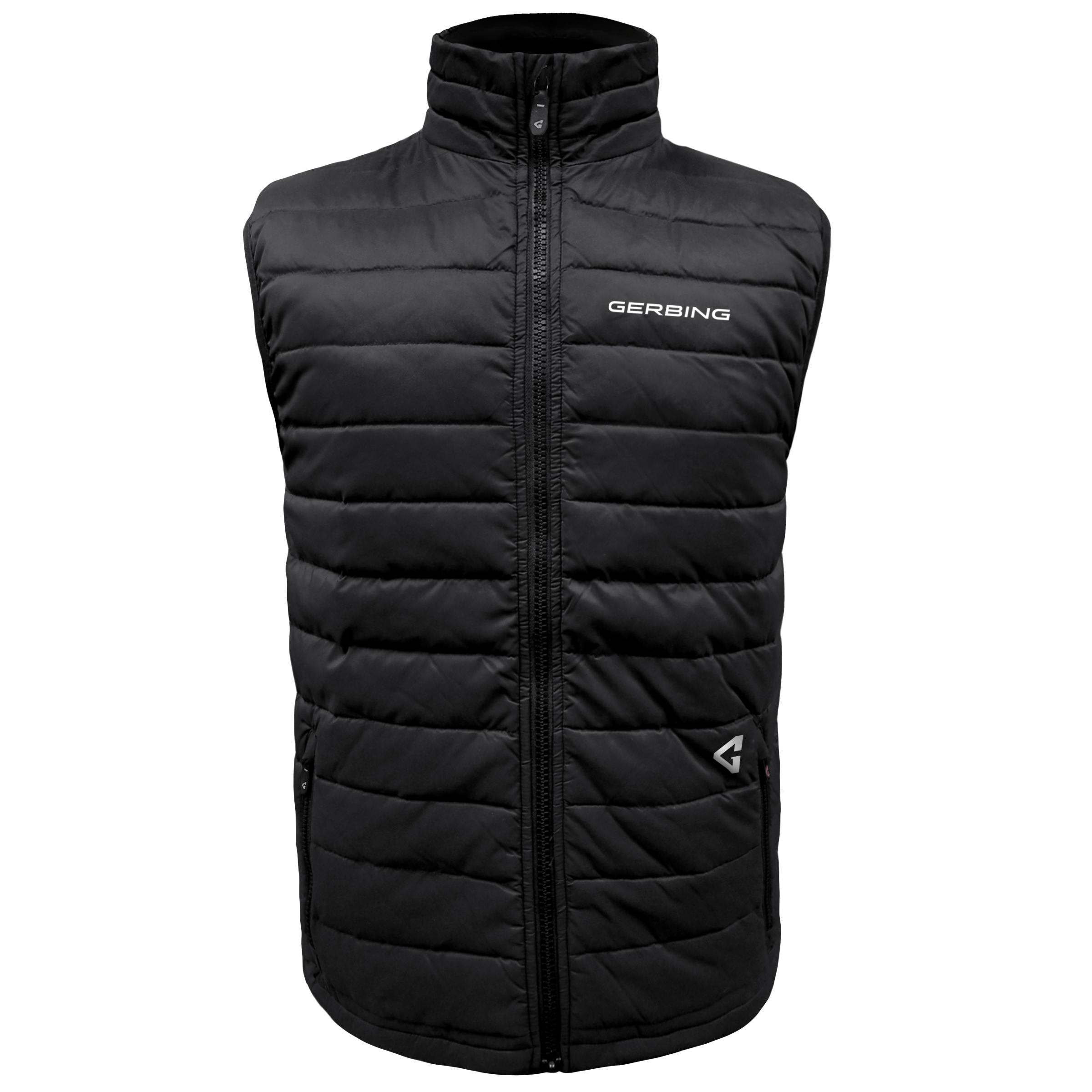 Chaleco térmico para hombre de poliéster negro small