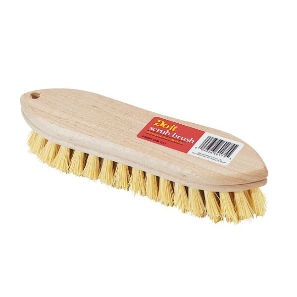 Cepillo para fregar de polipropileno blanco de 9 pulgadas con cerdas de madera dura - 89626 de All-Source