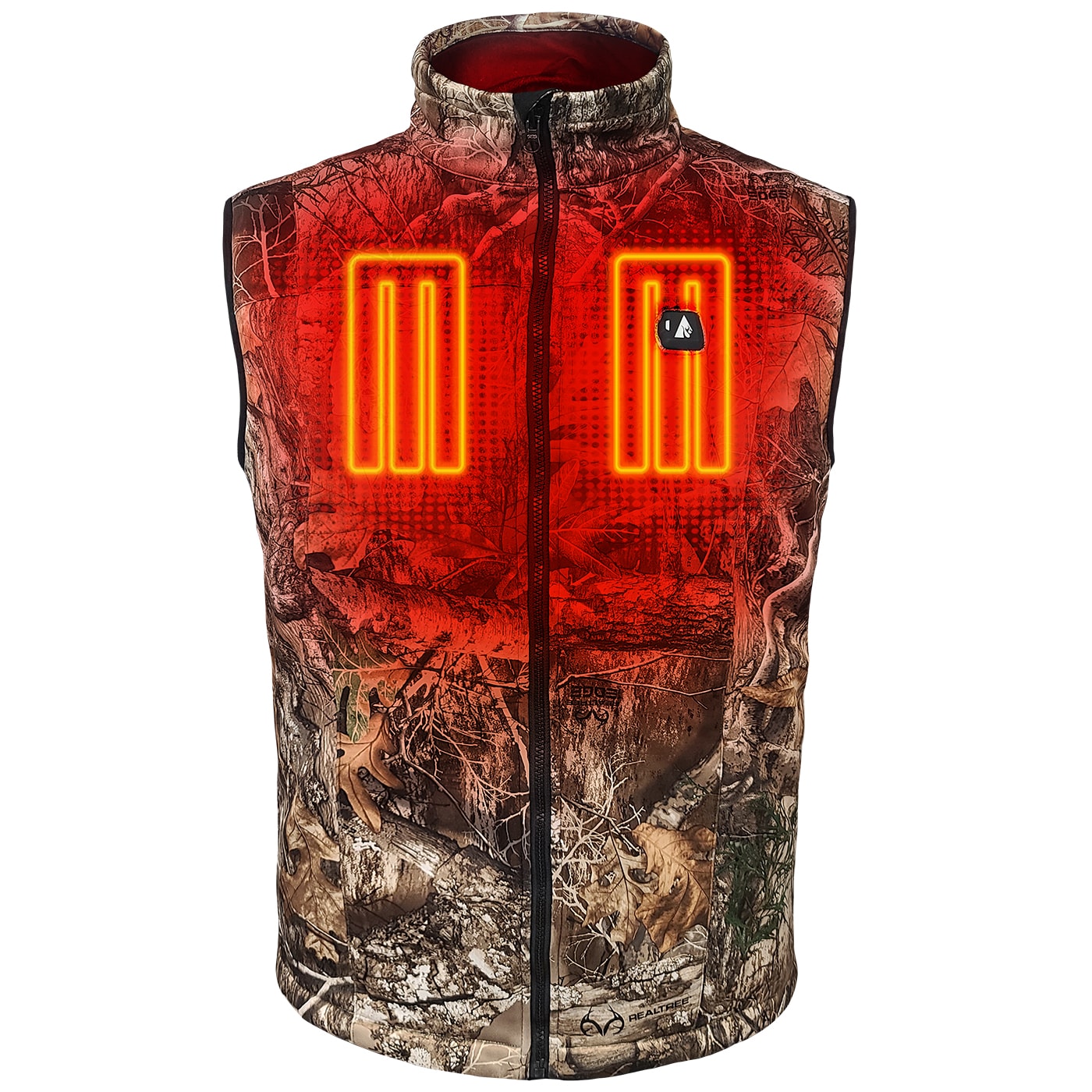 Chaleco térmico de poliéster para hombre en varios colores/acabados - Talla pequeña