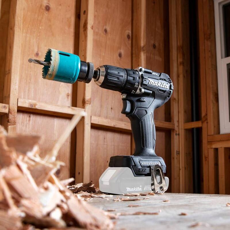 Makita 18V LXT Taladro de conductor inalámbrico subcompacto sin escobillas de iones de litio de 1/2 pulgadas (herramienta solamente) - XFD15ZB
