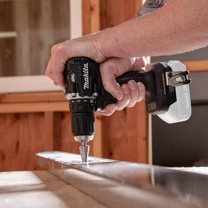 Makita 18V LXT Taladro de conductor inalámbrico subcompacto sin escobillas de iones de litio de 1/2 pulgadas (herramienta solamente) - XFD15ZB