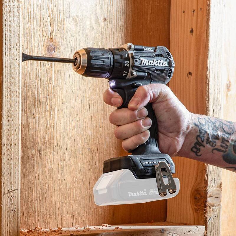 Makita 18V LXT Taladro de conductor inalámbrico subcompacto sin escobillas de iones de litio de 1/2 pulgadas (herramienta solamente) - XFD15ZB