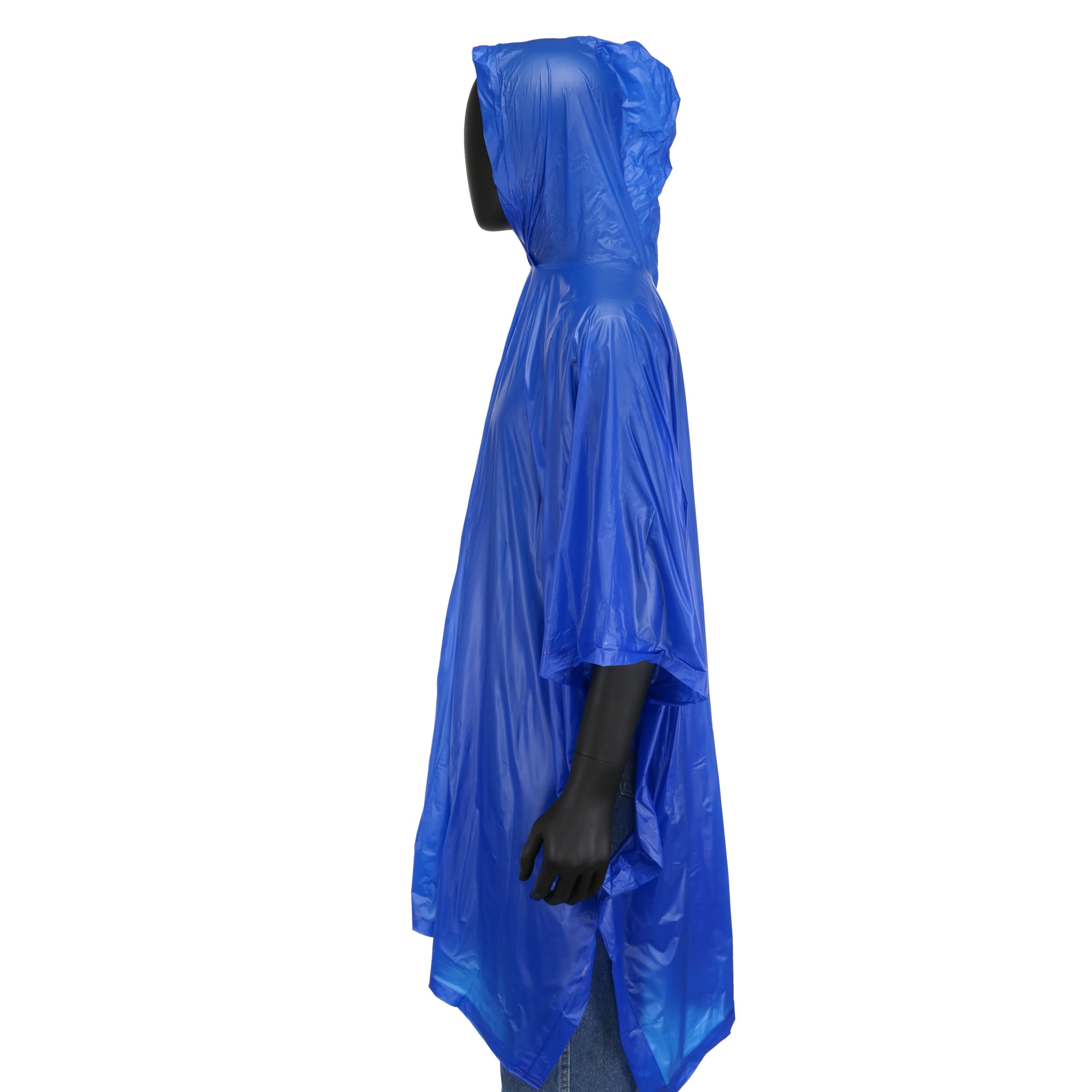 Poncho ligero con capucha para adultos unisex color azul de Safety Works (Talla única) SW49106-O