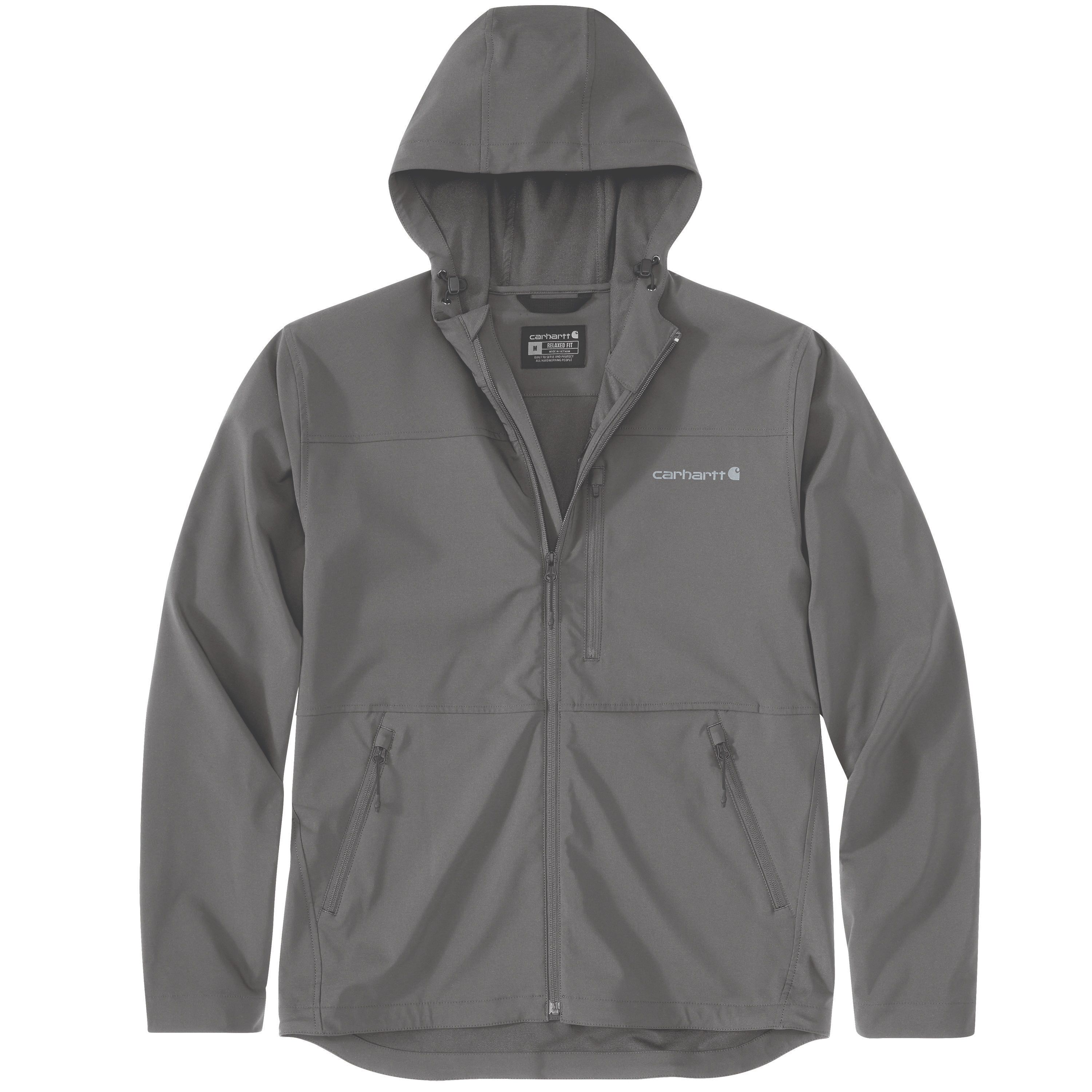 Chamarra de lluvia con capucha de hombre de Carhartt (talla X-grande)