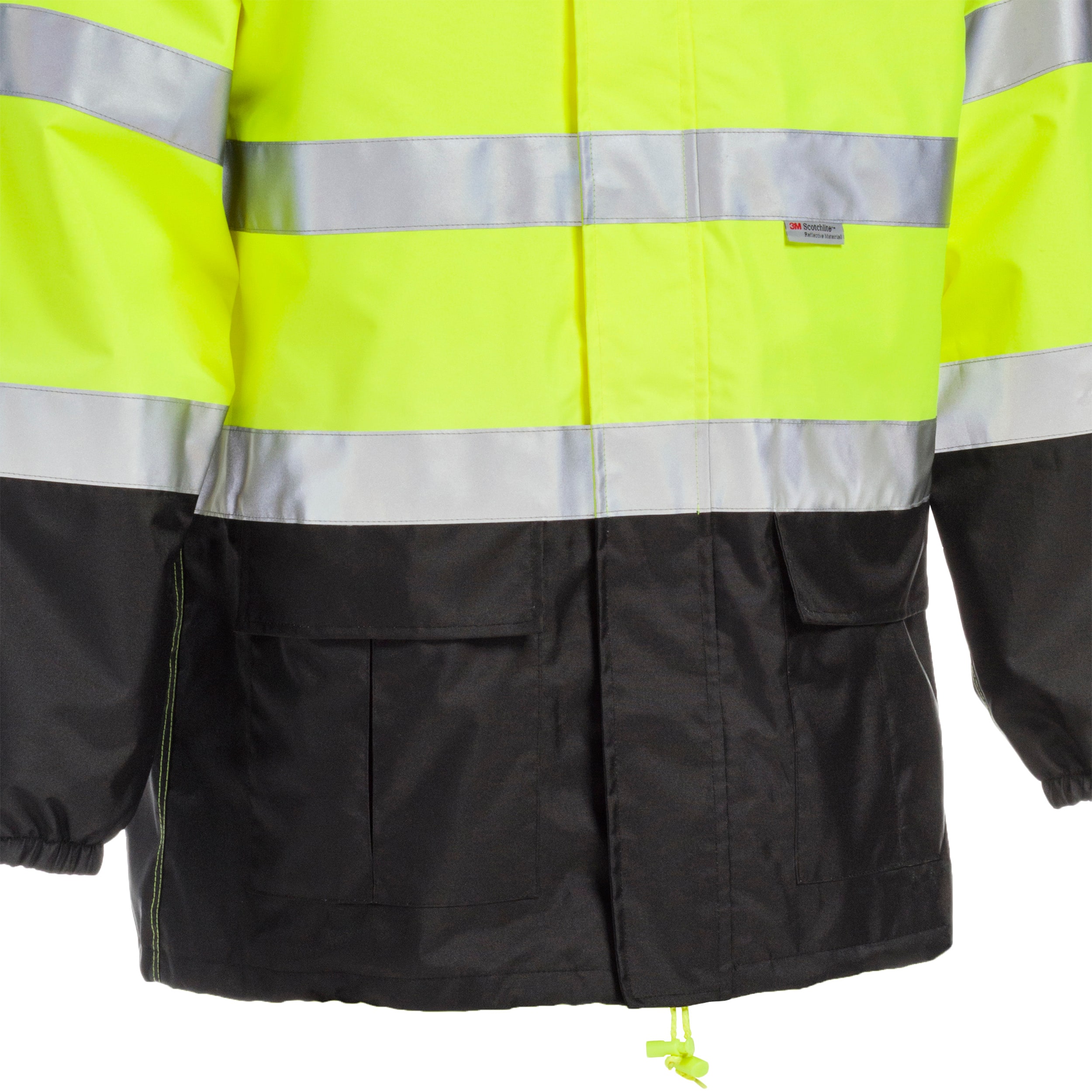 Impermeable de alta visibilidad Clase 3 de John Deere en XL JD44530/XL
