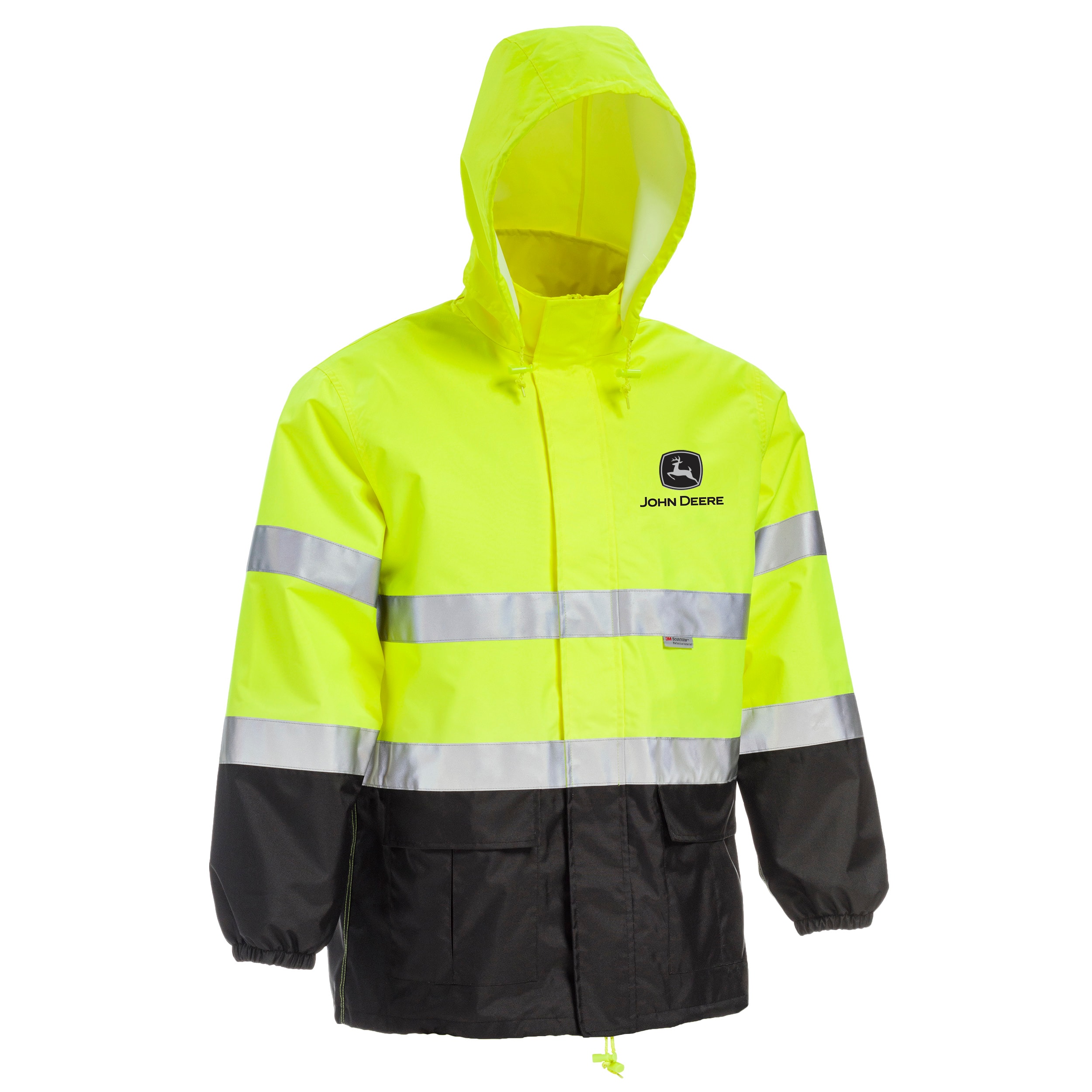 Impermeable de alta visibilidad Clase 3 de John Deere en XL JD44530/XL