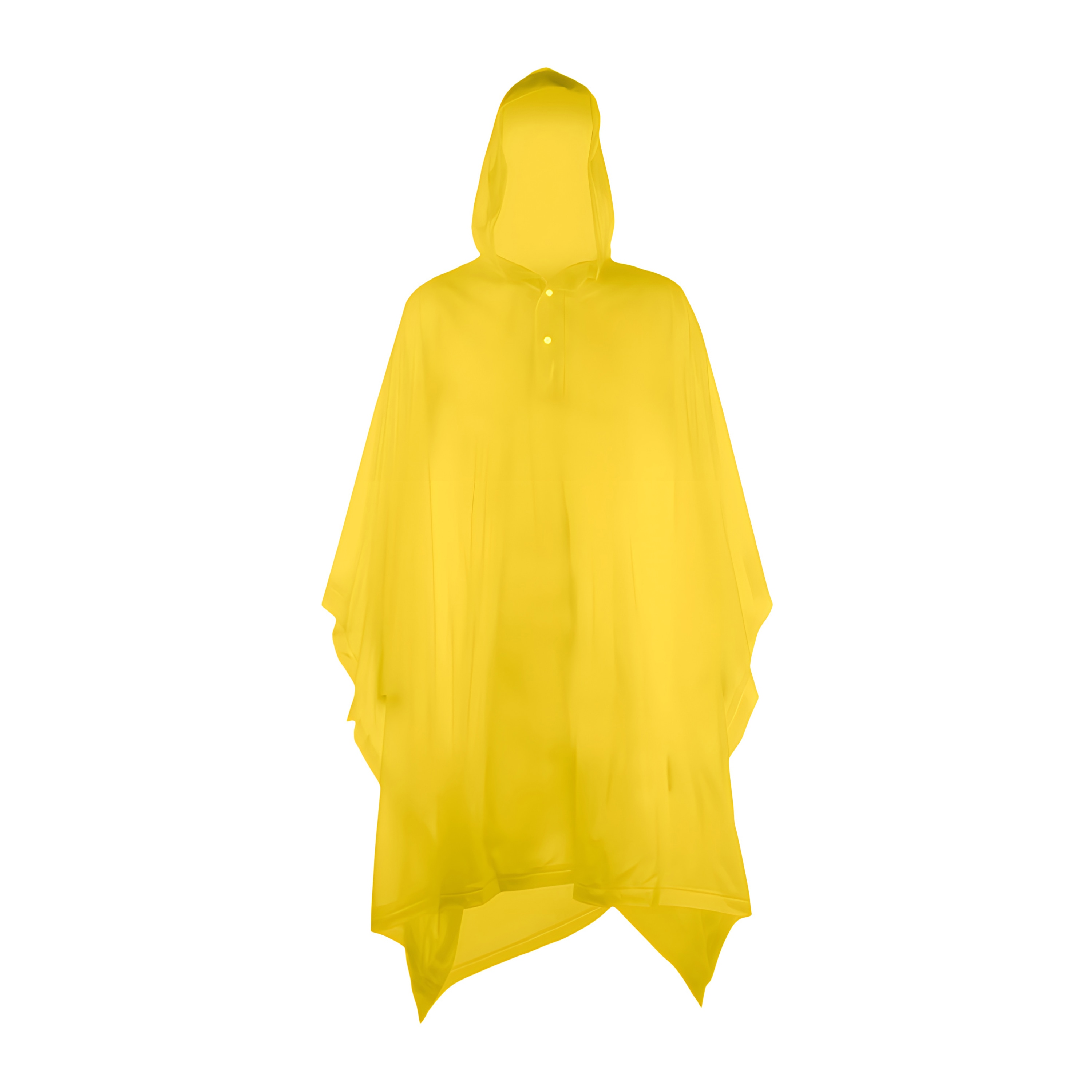 Capa con capucha para lluvia para adultos unisex en tono de amarillo claro, ligera (talla única) 48272RB