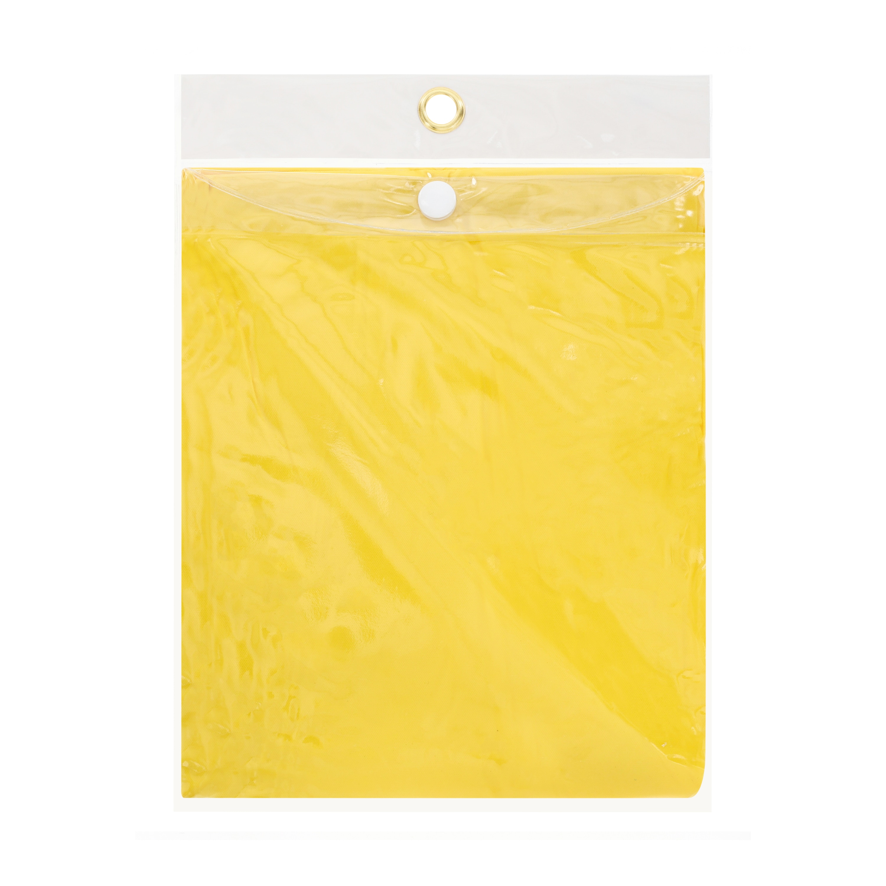 Capa con capucha para lluvia para adultos unisex en tono de amarillo claro, ligera (talla única) 48272RB