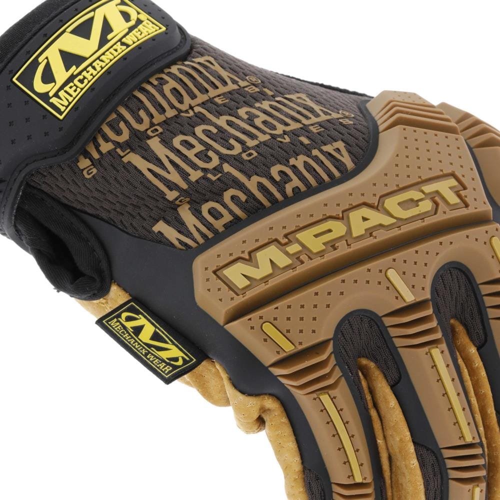 MECANIX WEAR Guantes de piel color café Talla Grande 1 par 792191