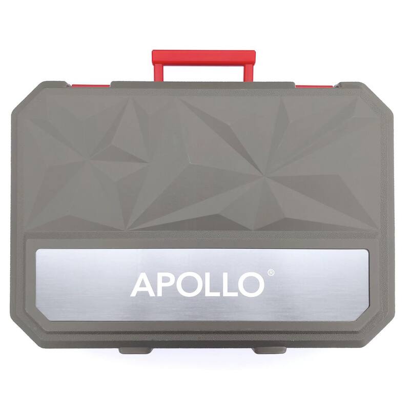 Set de herramientas para mecánicos Apollo 1/4 de pulgada x 3/8 de pulgada con maletín incluido (95 piezas) - DT1242