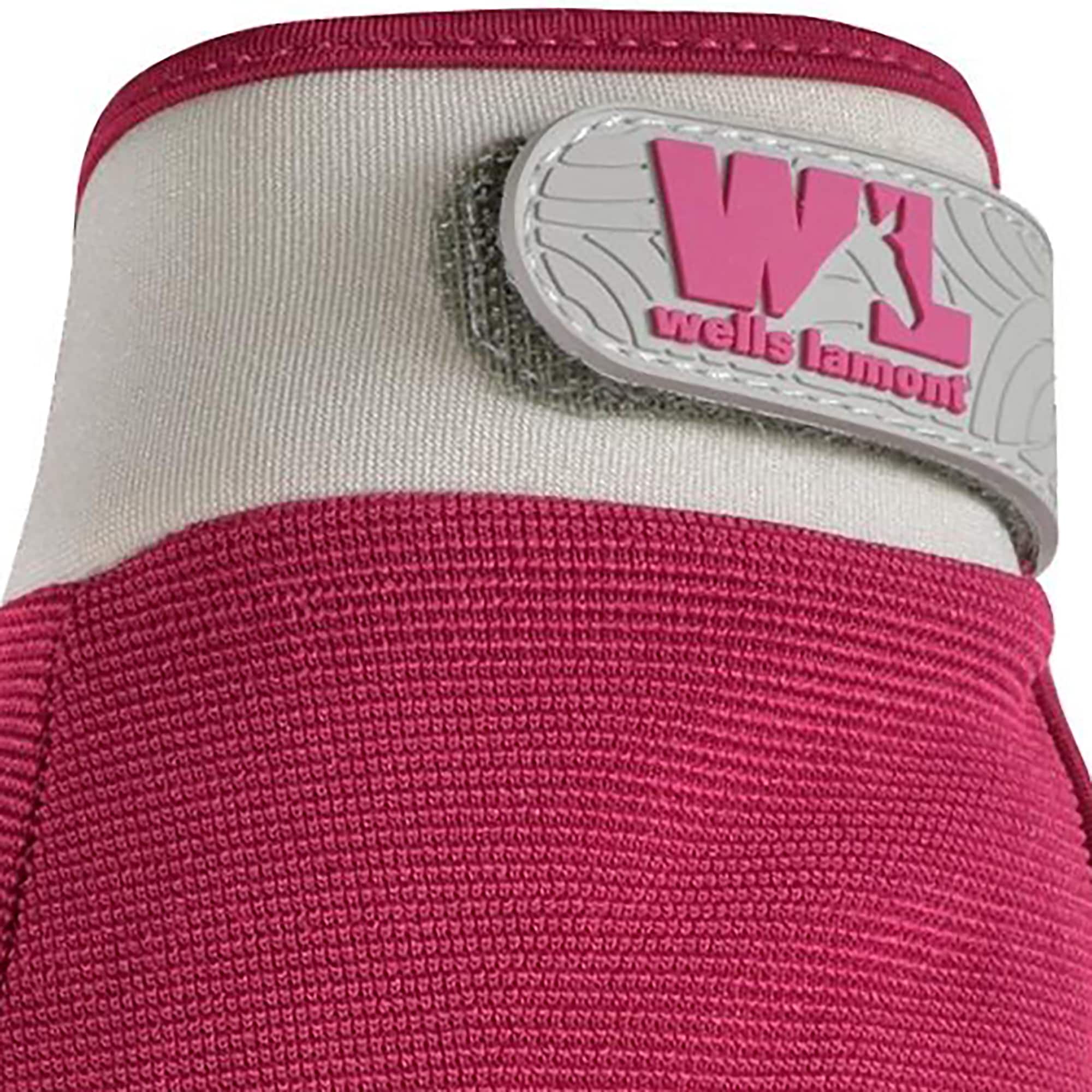 Guantes de Utilidad de Cuero Sintético Morado Pequeños Wells Lamont 7729SB-L01