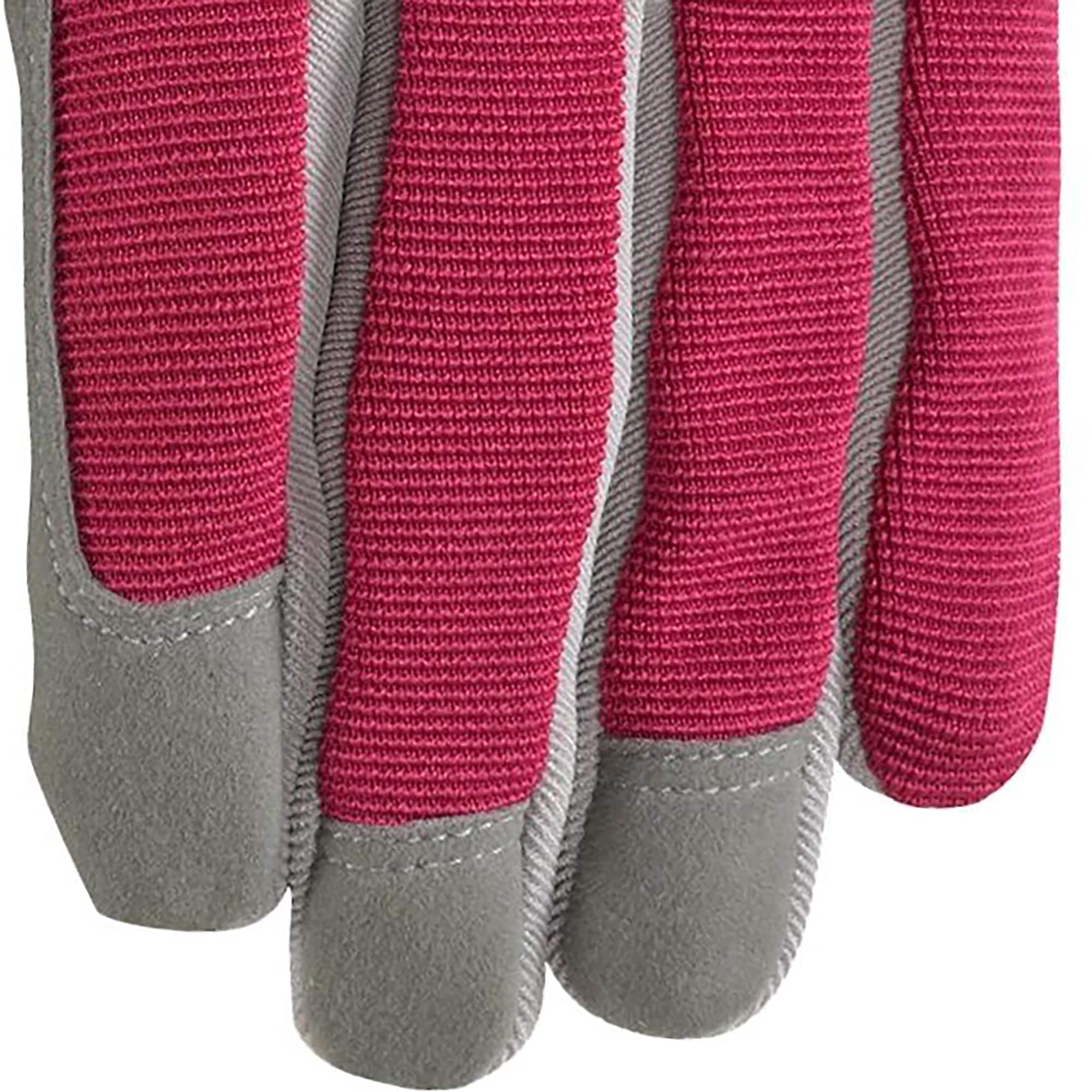 Guantes de Utilidad de Cuero Sintético Morado Pequeños Wells Lamont 7729SB-L01